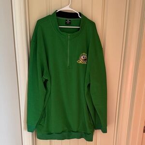 Colosseum Green Men's Half-Zip Pullover with Team Crest